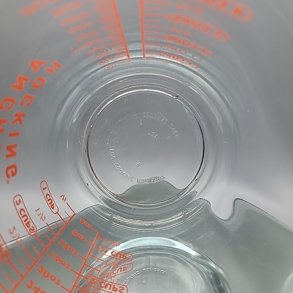 Anchor Hocking 4 Cup Glass Measuring Cup 32oz Red Lettering #8 - Picture 6 of 7